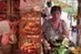Nữ du khách Pháp lạy chủ quán sau khi ăn được món quá ngon ở Hà Nội