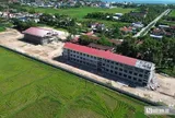 Dang dở sau nhiều tháng trễ hẹn, dự án trường học ở Huế “chạy đua” trước thềm năm học mới