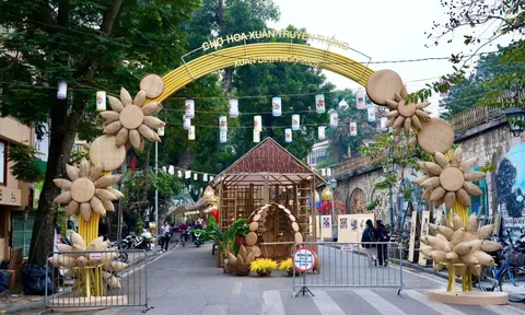 Độc đáo Chợ hoa Xuân Phố cổ Hà Nội đón Tết Bính Ngọ