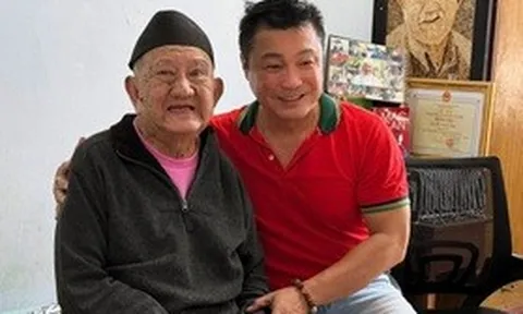 Tài tử Lý Hùng thăm hỏi Mạc Can và các nghệ sĩ khó khăn tại viện dưỡng lão