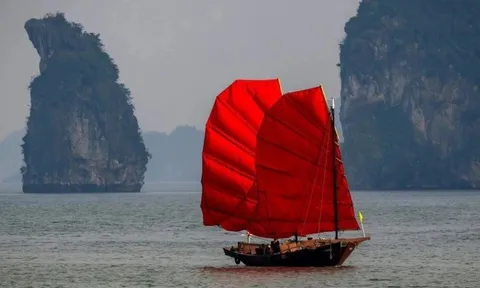 Cảnh quen thuộc rất lâu không thấy ở Hạ Long, bỗng xuất hiện trở lại