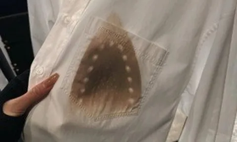 Áo sơ mi in vết cháy giá hơn 1.000 USD bị dân mạng chế giễu