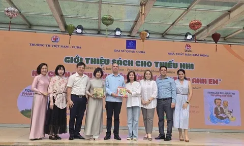 Trường Tiểu học Việt Nam – Cuba tổ chức chương trình giới thiệu sách dự án “Tình anh em”