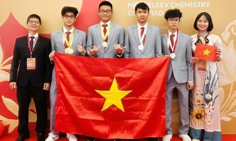 Lập thành tích ấn tượng tại Olympic Hoá học “khó nhất hành tinh”, Việt Nam giành 4 huy chương