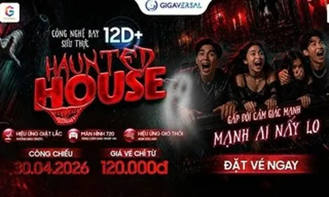 "Nín thở" với hành trình bay xuyên "ngôi nhà ma ám" 12D+ lần đầu xuất hiện tại TP HCM