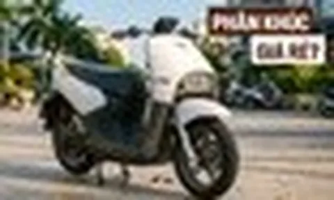 Lộ thiết kế xe máy điện VinFast mới lạ: Dáng thể thao hiện đại, ghi đông trần, động cơ gắn liền bánh