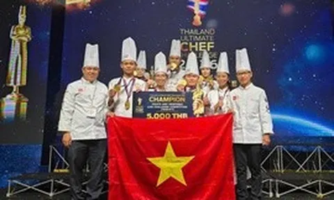 Đội tuyển đầu bếp Việt Nam giành nhiều giải thưởng lớn tại Cuộc thi Đầu bếp Tài năng Thái Lan 2026