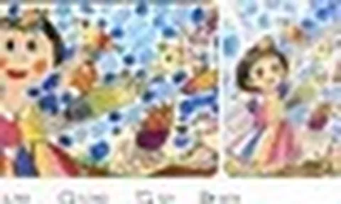 Bức tranh của đứa trẻ khiến nhiều người xem xong thấy sợ: Góc khuất trong gia đình phơi bày hết cả!
