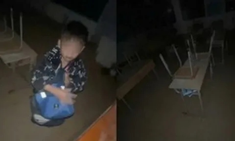 Tin mới nhất vụ học sinh lớp 1 bị nhốt trong lớp đến tối: Quyết định từ UBND xã