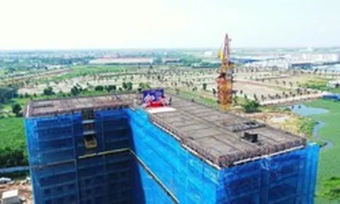Tập đoàn Hòa Phát tổ chức lễ cất nóc dự án hơn 800 căn hộ ở Hưng Yên