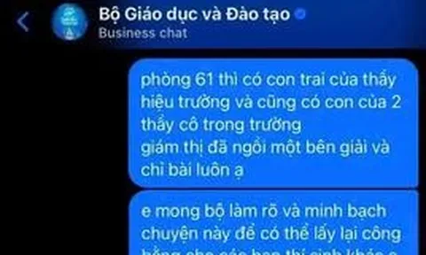 Nóng: Khởi tố vụ sai phạm thi tốt nghiệp THPT tại Quảng Trị sau tin nhắn gửi Bộ GD-ĐT