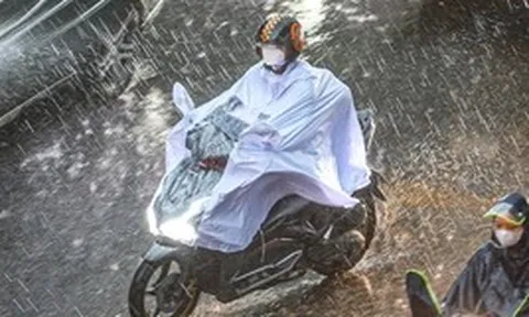 Miền Bắc hứng mưa lớn từ chiều tối nay và dự báo thời tiết Hà Nội 10 ngày tới