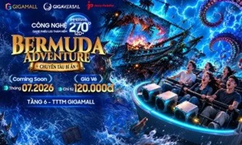 Gigamall ra mắt siêu phẩm thực tế ảo "Bermuda Adventure - Chuyến tàu bí ẩn"