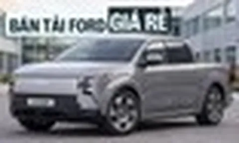 Bán tải điện "đàn em" Ford Ranger chốt giá quy đổi từ hơn 740 triệu đồng: Nền tảng hoàn toàn mới, chạy gần 500km/sạc