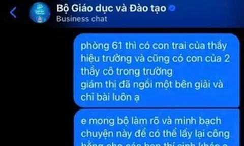 Nóng: Khởi tố vụ sai phạm thi tốt nghiệp THPT tại Quảng Trị sau tin nhắn gửi Bộ GD-ĐT