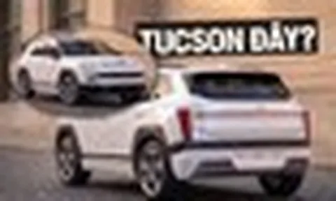 Hyundai Tucson 2027 trông sẽ như thế này khi nhìn từ phía sau: Đèn hậu mảnh, tách 3 khối, khác hoàn toàn đời hiện tại