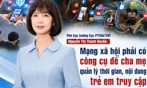 Phó Cục trưởng Nguyễn Thị Thanh Huyền: Mạng xã hội phải có công cụ để cha mẹ quản lý trẻ em