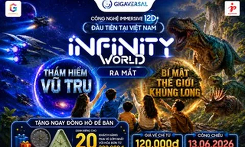 Infinity World ra mắt cùng lúc 2 vũ trụ thị giác mới tại Gigamall