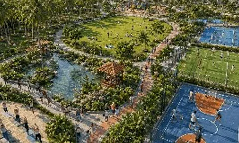 Ông Phạm Nhật Vượng đang cho xây "công viên sức khỏe" trong tổ hợp đô thị, nghỉ dưỡng bên vịnh Di sản: Rộng 6,3ha, mô hình như ở với Nhật Bản, Singapore, Trung Quốc