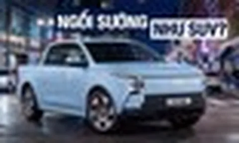 Ford đem loạt bán tải điện ‘giá rẻ’ mới chạy công khai trên đường: Gương nhỏ, cánh gió lớn, không gian ngồi rộng hơn cả Toyota RAV4