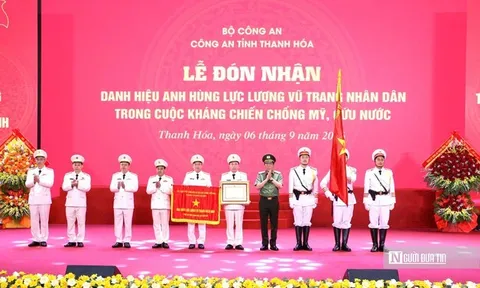 Công an tỉnh Thanh Hóa được phong tặng AHLLVTND trong kháng chiến chống Mỹ