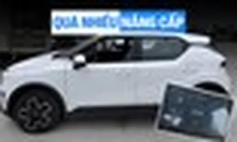 Cận cảnh VinFast VF 5 thế hệ mới không che: Dễ có cốp trước, nội thất thêm sạc không dây, 30% pin đi hơn 90 km