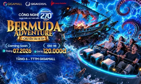 Gigamall ra mắt siêu phẩm thực tế ảo "Bermuda Adventure - Chuyến tàu bí ẩn"