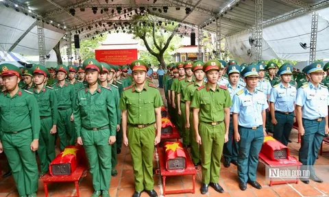 Tp.HCM tổ chức lễ truy điệu và an táng 731 hài cốt liệt sĩ quy tập tại Công viên Lê Thị Riêng