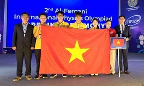 Học sinh Việt Nam lập thành tích ấn tượng tại Olympic Vật lý Quốc tế Al-Fergani