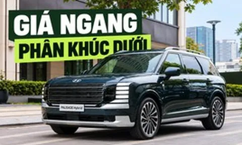 Hyundai Palisade 2026 giá từ gần 1,5 tỷ đồng tại Việt Nam, bằng hơn nửa Teramont: 3 bản, 2 tùy chọn ghế, hybrid tiêu chuẩn, 'ăn' xăng chỉ 6,1L/100km