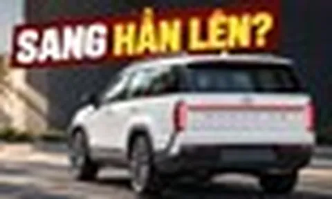 Hyundai Santa Fe 2027 để lộ thêm nhiều chi tiết mới: Đèn hậu dọc như Range Rover, mặt trước cũng thay đổi rõ nét