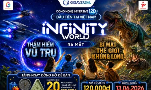 Infinity World ra mắt cùng lúc 2 vũ trụ thị giác mới tại Gigamall