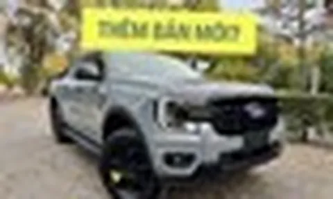 Ford Ranger bản lạ lần đầu lộ diện tại Việt Nam: Phối màu nổi, dễ là cấu hình thấp hơn Wildtrak, tăng cạnh tranh Hilux