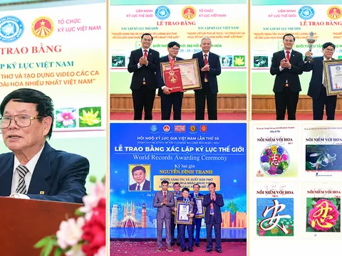 Khám phá nghìn loài hoa qua thơ lục bát Nguyễn Đình Tranh