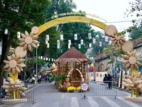 Độc đáo Chợ hoa Xuân Phố cổ Hà Nội đón Tết Bính Ngọ