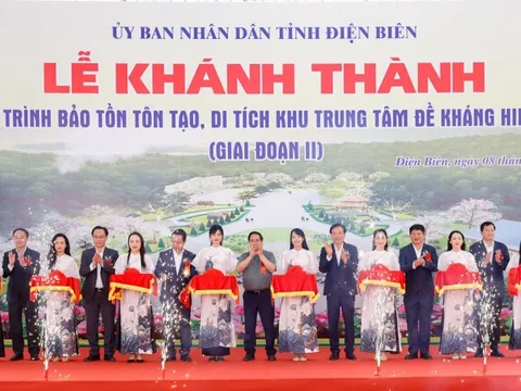 Thủ tướng Phạm Minh Chính dự lễ khánh thành dự án bảo tồn, tôn tạo di tích Him Lam
