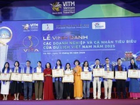 Vinh danh 80 cá nhân và 141 doanh nghiệp tiêu biểu ngành Du lịch năm 2025