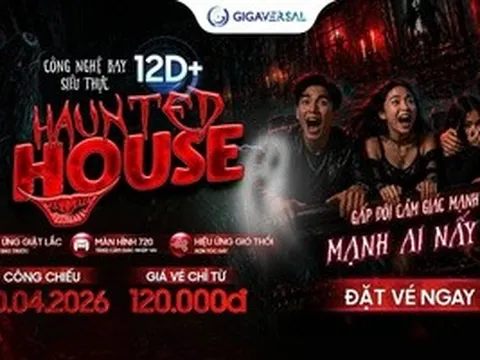 "Nín thở" với hành trình bay xuyên "ngôi nhà ma ám" 12D+ lần đầu xuất hiện tại TP HCM