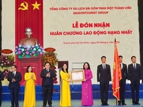 Saigontourist Group nhận Huân chương Lao động hạng Nhất