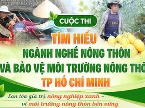 Phát động Cuộc thi tìm hiểu ngành nghề nông thôn và bảo vệ môi trường nông thôn TPHCM năm 2026
