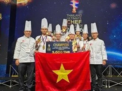 Đội tuyển đầu bếp Việt Nam giành nhiều giải thưởng lớn tại Cuộc thi Đầu bếp Tài năng Thái Lan 2026