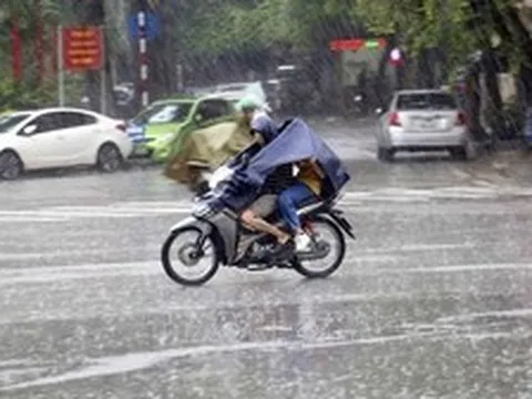 Đợt mưa lớn trên diện rộng từ chiều nay ở miền Bắc sẽ kéo dài đến bao giờ?