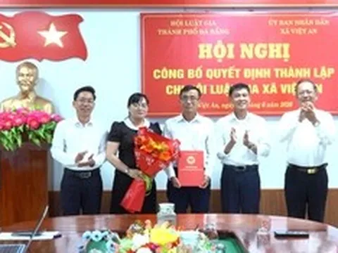 Đà Nẵng: Xã Việt An thành lập Chi hội Luật gia