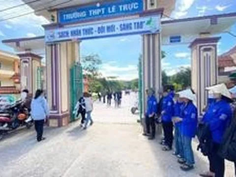 Thanh tra chỉ ra nhiều sai phạm tại THPT Lê Trực, nơi xảy ra tiêu cực thi cử ở Quảng Trị