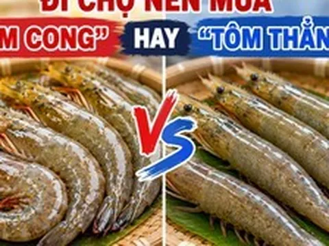 Đi chợ nên mua "tôm cong" hay "tôm thẳng"