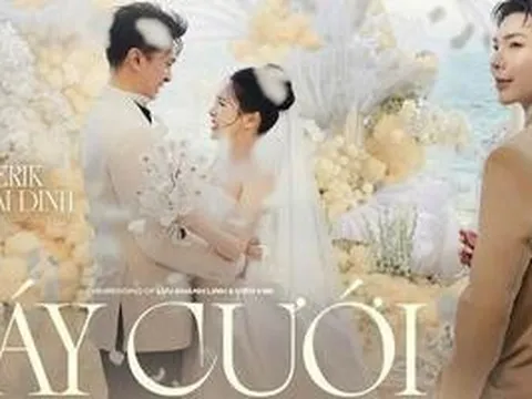 "Váy cưới" của Erik trong hôn lễ "bà trùm nông sản" Viên Vibi gây sốt