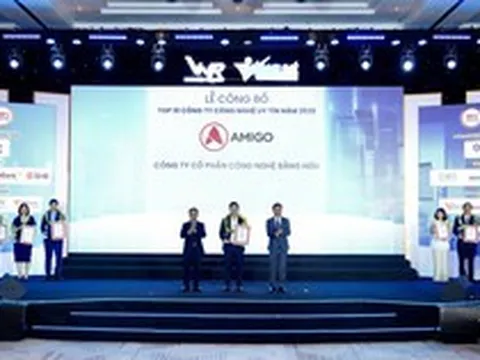 AMIGO được vinh danh trong Top 10 Công ty Công nghệ uy tín năm 2026