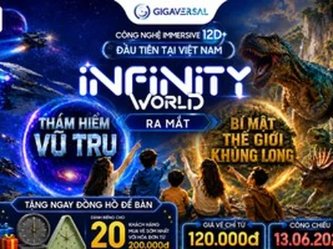 Infinity World ra mắt cùng lúc 2 vũ trụ thị giác mới tại Gigamall