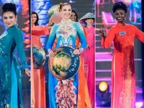 Hơn 100 đại diện sắc đẹp thế giới và “lời chào Việt Nam” qua áo dài của NTK Đỗ Trịnh Hoài Nam