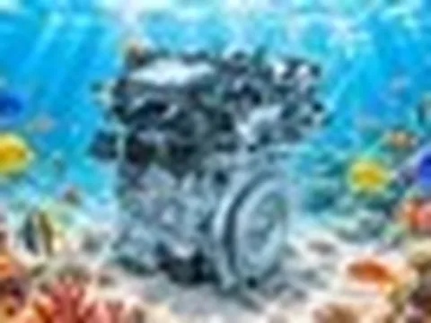 Động cơ cho xe hybrid chạy được dưới nước